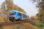 642 205  Bahnland Bayern  als RE 23432 Crailsheim-Heilbronn am 20.03.2020 bei Neuenstein.