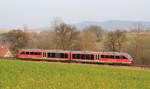 642 670/170 als RE 23408 Crailsheim-Heilbronn am 20.03.2020 bei Öhringen-Cappel.