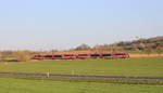 642 188+xxx als RE Heilbronn-Crailsheim am 04.04.2020 kurz vor Öhringen.