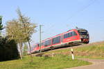 642 729 mit weiterem Bruder als RE Heilbronn-Crailsheim am 17.04.2020 am Ortsausgang von Öhringen-Cappel in Richtung Eckartsweiler.