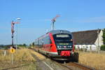 642 163 fährt in Elsnigk aus gen Köthen.

Elsnigk 30.07.2018