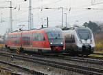 642 543-2 mit Stromabnehmer im Rostocker Hbf.28.11.2020