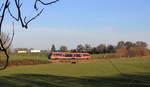 642 133/633 als RE Heilbronn-Crailsheim am 28.11.2020 bei Waldenburg.