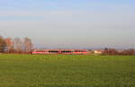 Unbekannter 642 als RE Crailsheim-Heilbronn am 28.11.2020 kurz vor Waldenburg.