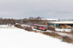 642 174 als RE Heilbronn-Hessental am 26.01.2021 bei Waldenburg.