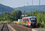 642 031 verlääst Sondershausen gen Erfurt.

Sondershausen 09.08.2018