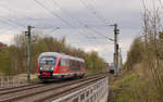 642 706 als RB83 Hessental-Öhringen am 11.04.2021 bei Öhringen-Cappel.