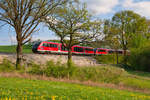 642 115 mit der RB (Nürnberg-Nordost - Gräfenberg) bei Kalchreuth, 19.04.2020