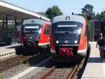 642 046 und 642 077 in Korbach, 23.07.19