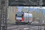 Der RB 39 nach Kassel Hbf hält auf Gleis 9 des Kassel-Wilhemshöher Bahnhofes.