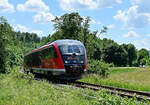 Zwischen Seckach und Bödigheim ist hier der 642 229 als RB 84 nach Miltenberg fahrend vor meine Optik geraten.