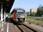 642 133 steht am 28.4.2009 als RB nach Bad Schandau in Neustadt(Sachsen) bereit.