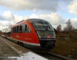 22.11.2008 Tessin, BR 642 049-1, RE 8 Tessin - Wismar