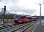 642 179 und 642 046 abgestellt in Adorf, 26.12.09.