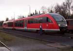 642 235-6 als Os 16810 / RB 30016 Chomutov - Chemnitz am 16.11.2005 im 749 Meter hoch gelegenen tschechischen Bahnhof Krimov, laut DB-Fahrplan gibt es aber bis jetzt keine durchgehende Zge Chomutov -