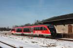 642 004/504 wartet am Gsch in Mehltheuer am 10.03.2010.