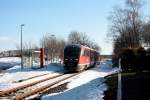 642 069/569 durchf�hrt als RB16468 den Bedarfshaltepunkt Bernsgr�n an der KBS546 am 25.02.2010.