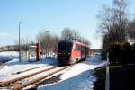 642 069/569 durchfhrt als RB16468 den Bedarfshaltepunkt Bernsgrn an der KBS546 am 25.02.2010.