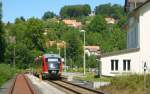 642 118 wartet am 6.8.07 in Grfenberg auf die Rckfahrt.