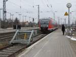 VT 642 222 Desiro der Regio DB beim bereitstellen des Zuges in Stendal nach Tangermnde am 12.02.2011