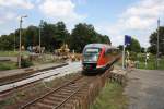 642 063 am Bahnbergang Grodalzig 06.07.2011