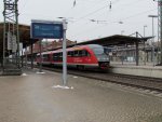 Rangierarbeiten im Bahnhof von Stendal am 14.02.2011 mit einem Desiro der Regio DB