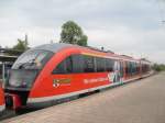 Am 29.04.2012 stand 642 166/666 mit dem nicht im Bild stehenen 642 171/671 zur Abfahrt nach Rathenow bereit.