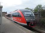 Am 29.04.2012 stand 642 166/666 mit 642 171/671 zur Abfahrt nach Rathenow bereit.