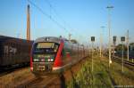 642 167/667 & 642 171/671 als RB13 (RB 17953) von Stendal nach Rathenow, bei der Einfahrt in Rathenow.