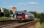 DB Desiro 642 162 Zug   Hansestadt Gardelegen   als RB 27928 Dessau - Aschersleben, KBS 334 Dessau - Aschersleben, fotografiert bei der Durchfahrt am Hp.