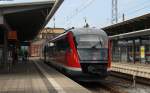 642 051-7 als S 3  nach Rostock Seehafen Nord in Rostock Hbf 6.8.12