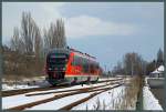 Als RB 27748 erreicht 642 203 am 21.03.2013 den Bahnhof Haldensleben.