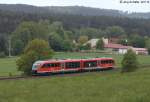642 116 hat am 22.5.13 Ramsberg verlassen und f�hrt weiter nach Pleinfeld.