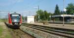 13 Jahre sp�ter wartete 642 112 auf Gleis 4 in Pleinfeld auf den Anschlusszug aus N�rnberg.