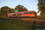 642 171-2 als RB13 (RB 17969) von Stendal nach Rathenow, bei Rathenow.