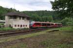 Wegen des Rheinland-Pfalz Tages in Pirmasens verkehrten die Triebwagen auf der Relation Landau - Pirmasens Nord in Doppeltraktion.