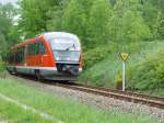 Ein Desiro bei Zwnitz von der Erzgebirgsbahn