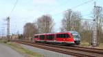 642 231  Kreisstadt Aue  fährt am 15.03.2014 mit der RB 23660 von Gößnitz nach Glauchau, hier beim verlassen von Gößnitz.