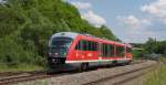 Auch für einen Desiro ausgelöst.....Während viele  Eisenbahnfreunde  wild hinter den Dampfloks hinterher jagten machten wir es uns in Winnweiler gemütlich.