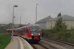 DB 642 729 + 642 695 als RB 34885 von Nebra nach Naumburg (S) Ost, am 13.09.2013 am Hp Karsdorf.