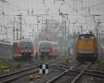 642 553 wurde schon Lokfhrer des 642 684 im Rostocker Hbf erwartet damit er spter seine Fahrt als RB 12 von Rostock Hbf nach Graal-Mritz antreten konnte.25.10.2014