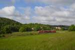 RB 110 Leipzig-Döbeln-Meißen hier bei Leißnig Einheit 642 047-5 / 642 547 15.05.2014