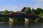 RB 110 Leipzig-Döbeln-Meißen hier in Leisnig auf der Muldebrücke Einheit 642 040 / 642 540 ? 15.05.2014