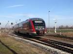 DB 642 018 als RE 16163 von Leinefelde nach Erfurt Hbf, am 08.03.2015 in Khnhausen.