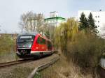 DB Regio Hessen 642 568 am 07.04.15 bei Kilianstädten auf der Niddertalbahn 