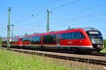 642 046 als RB 26358 von Leipzig Hbf nach Döbeln Hbf, kurz hinter Leipzig-Engelsdorf.