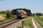 642 084-8 als RE 57526 (Augsburg Hbf-Memmingen) bei Grabus 8.8.16