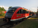 DB 642 688  Joseph von Fraunhofer  + 642 723 als RB 34884 nach Nebra, am 10.09.2016 in Naumburg (S) Ost.