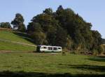 Der VT 08 nach Passau am 12.10.2013 unterwegs bei Röhrnbach