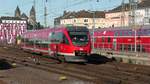 DB 643 046  Talent  kommt als RB aus Richtung Andernach/Mayen in Koblenz Hbf an.